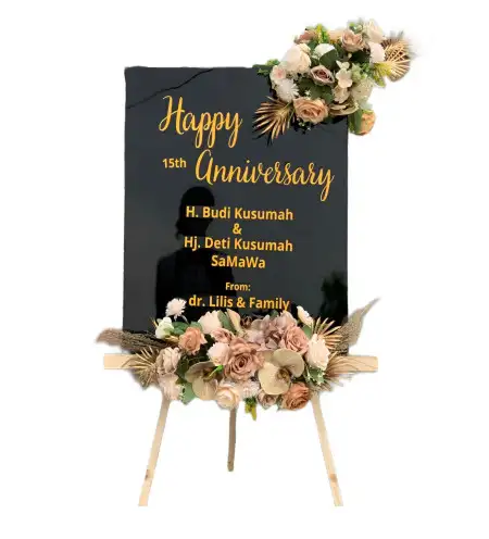 Papan Bunga Akrilik Gintung