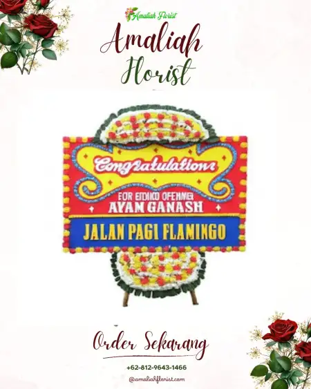 Sewa Papan Bunga Gintung